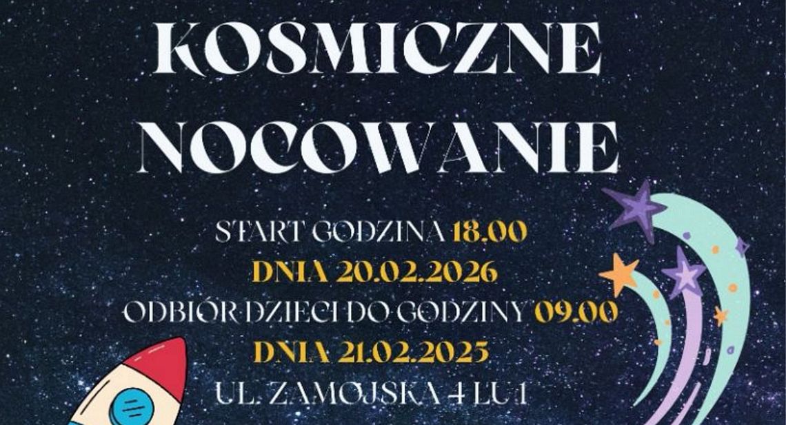 Kosmiczne Nocowanie w Garwolinie