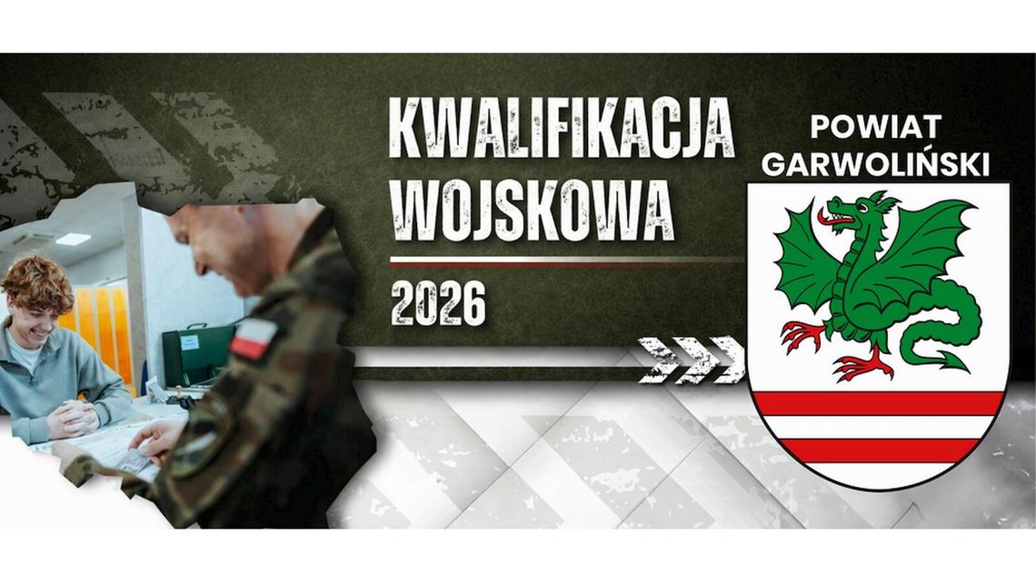 Kwalifikacja wojskowa 2026 w powiecie garwolińskim. Sprawdź terminy