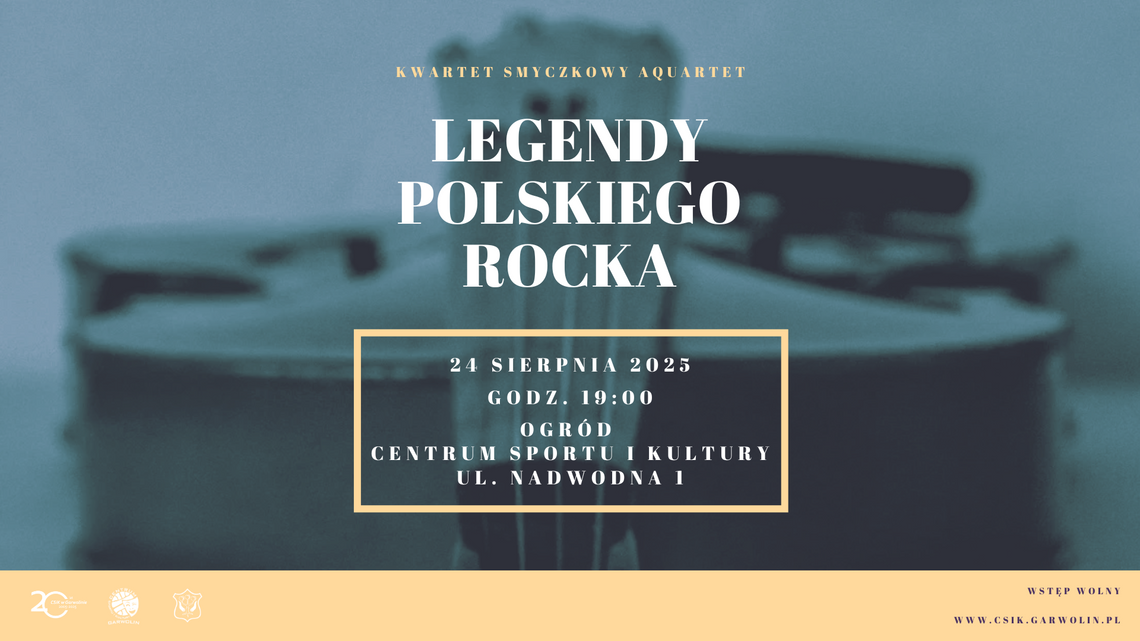 Kwartet smyczkowy i polski rock! W ogrodzie CSiK Kwartet smyczkowy i polski rock! W ogrodzie CSiK
