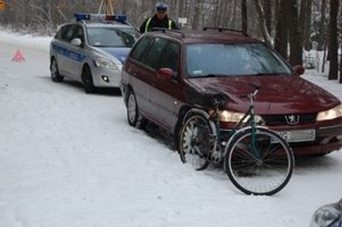 Łaskarzew: Potrącenie rowerzystki