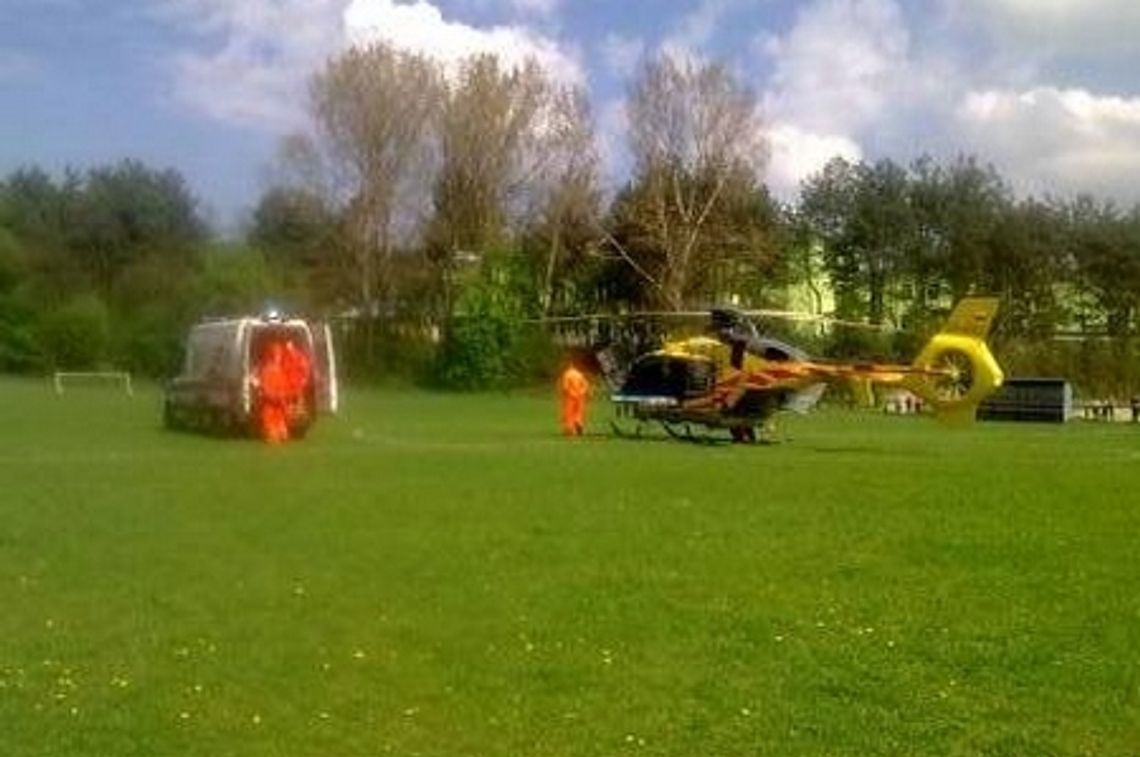 Łaskarzew: Potrącony 9-latek zabrany helikopterem