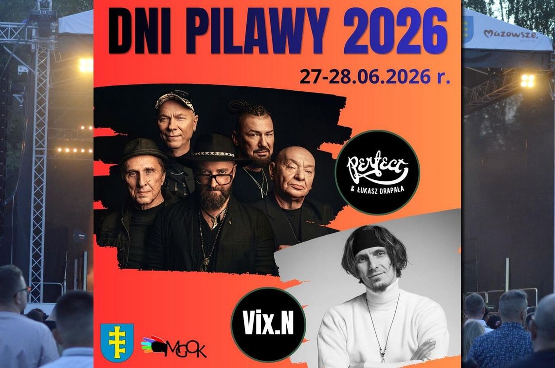 Legenda polskiego rocka zagra w Pilawie. Perfect oraz Vix.N gwiazdami tegorocznych Dni Pilawy