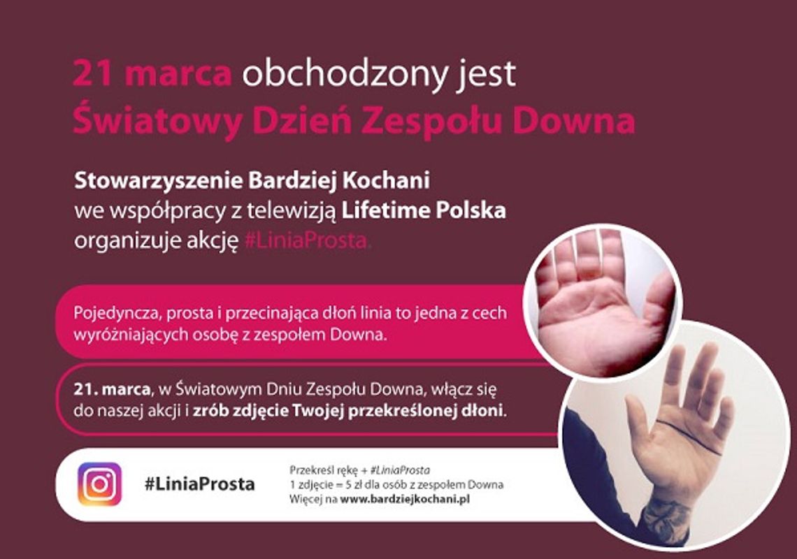 #LiniaProsta - pomocna dłoń dla osób z zespołem Downa