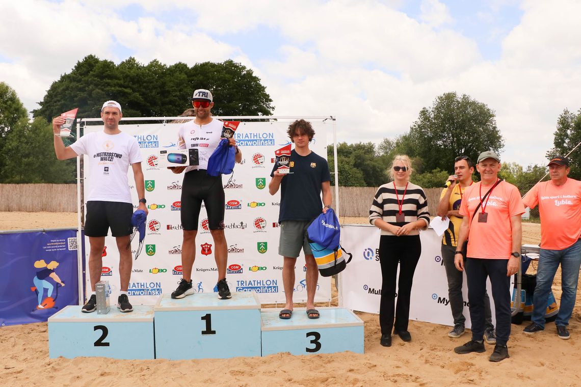 Łukasz Biernacki pierwszy w Triathlonie Garwolińskim