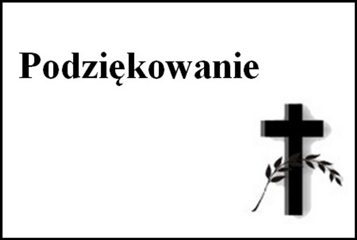 Małgorzata Jonczak: Podziękowanie