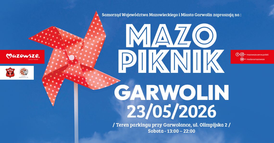 MAZOpiknik już w najbliższą sobotę w Garwolinie