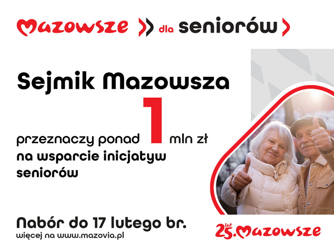 Mazowsze pomaga seniorom