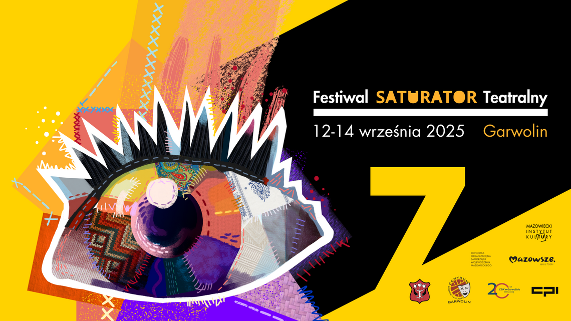Miejcie oczy otwarte! Widzimy się na Festiwalu Saturator Teatralny!