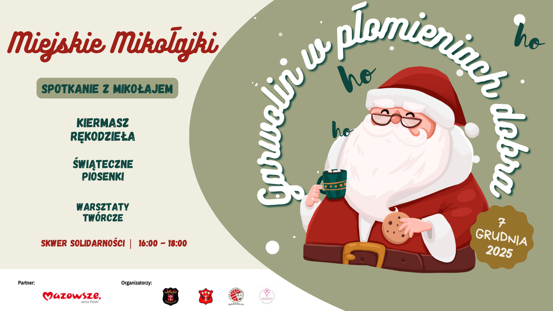 Miejskie Mikołajki  - „Garwolin w płomieniach dobra”