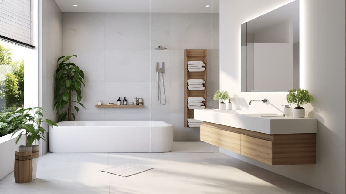 Minimalizm w łazience: Jak stworzyć strefę prysznicową Walk-In za pomocą brodzika posadzkowego?