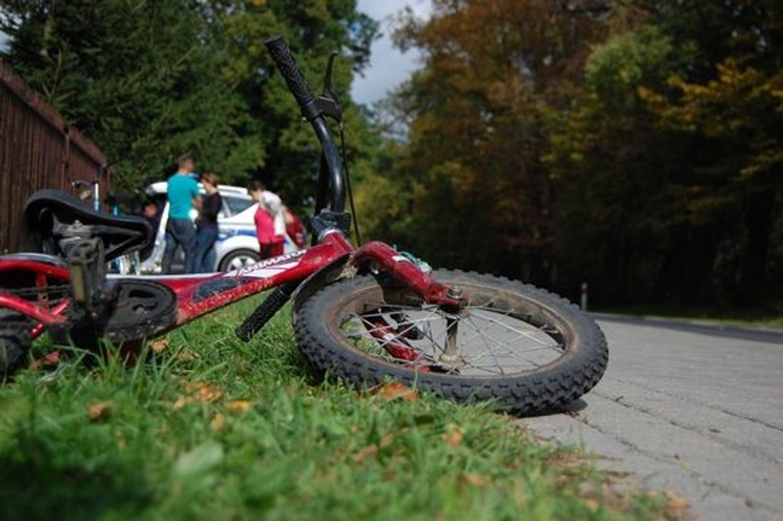 Młody rowerzysta trafił do szpitala