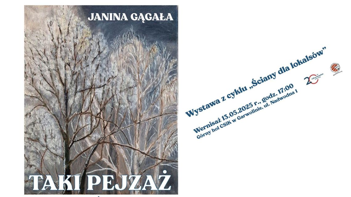 Moc pejzażu. Już dziś wernisaż wystawy Janiny Gągały