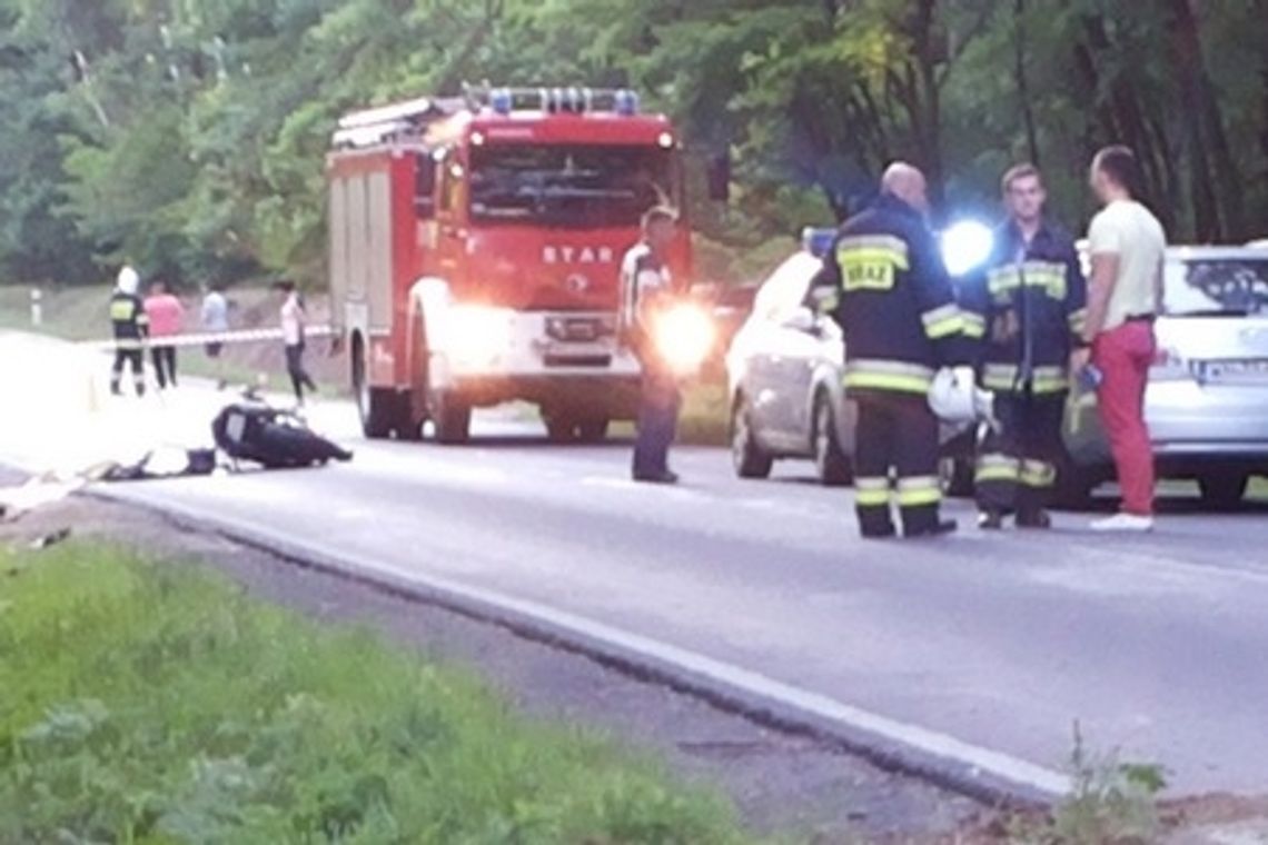 Na krajówce zginął motocyklista