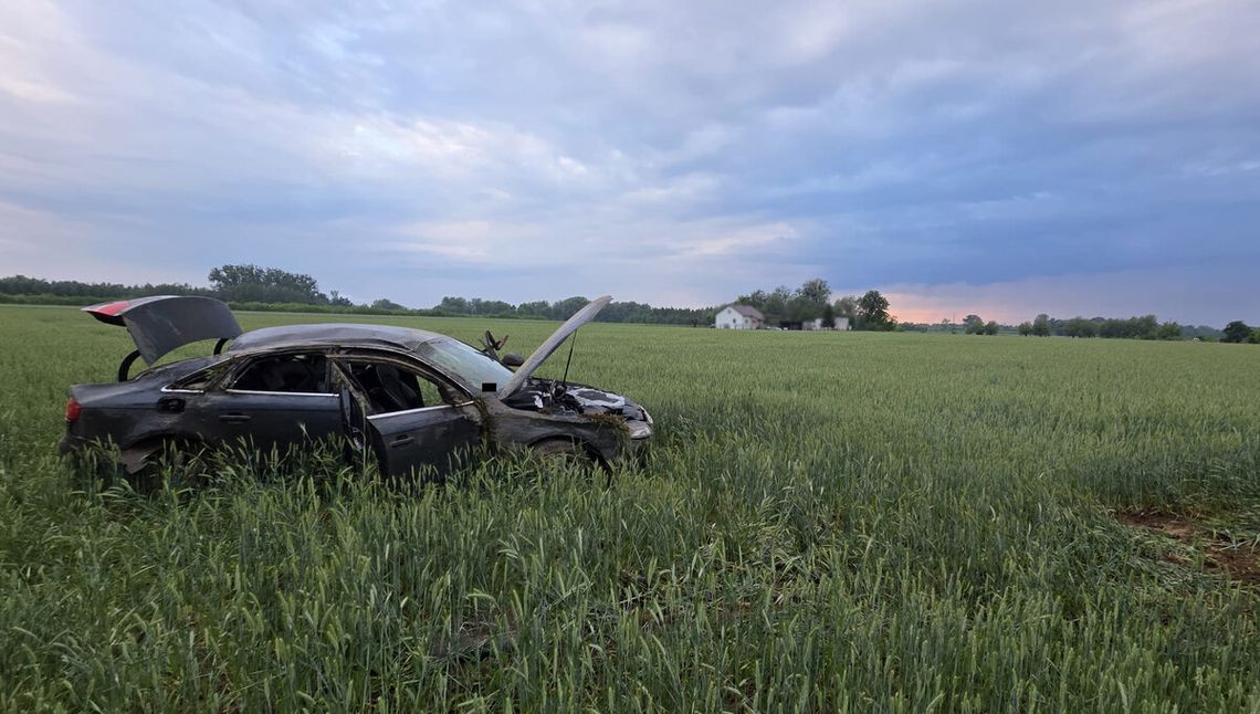 Najpierw zostawił dziecko obcemu kierowcy, potem dachował Audi. 24-latek zatrzymany Najpierw zostawił dziecko obcemu kierowcy, potem dachował Audi. 24-latek zatrzymany