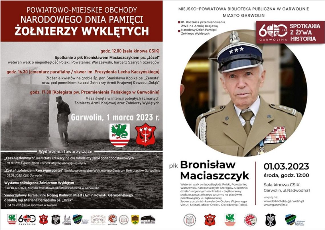 Narodowy Dzień Pamięci Żołnierzy Wyklętych w powiecie