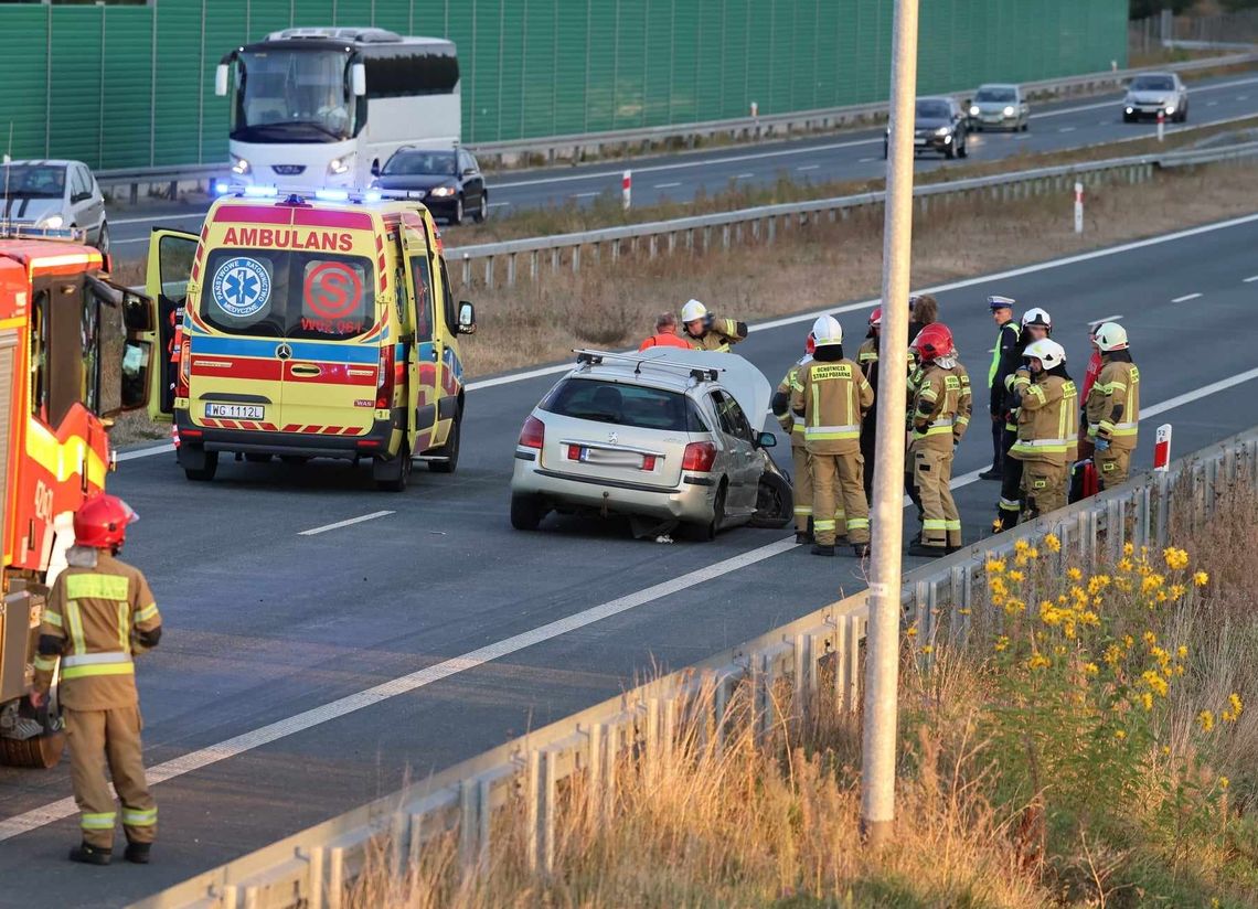 Niedzielna kolizja na S17