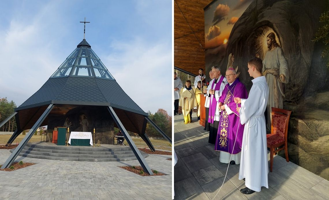 Nowa kaplica na cmentarzu parafialnym w Pilawie poświęcona przez biskupa siedleckiego