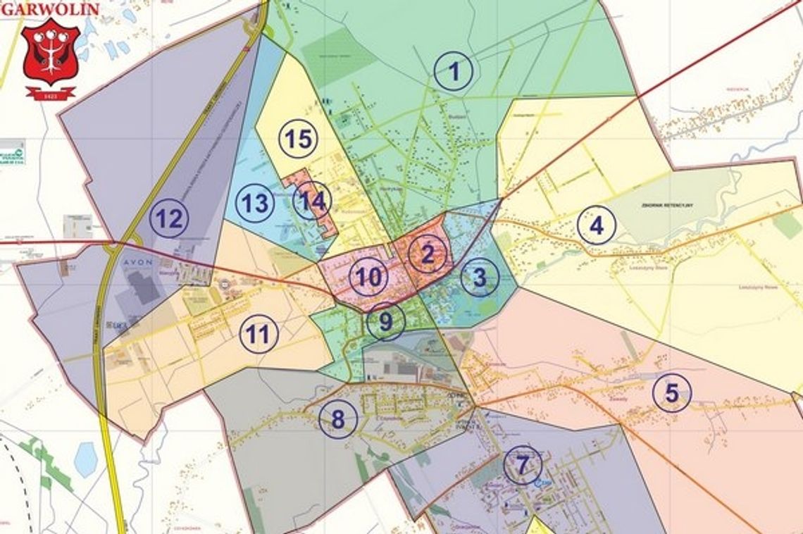 Nowa mapa wyborcza Garwolina. Sprawdź, gdzie będziesz głosować