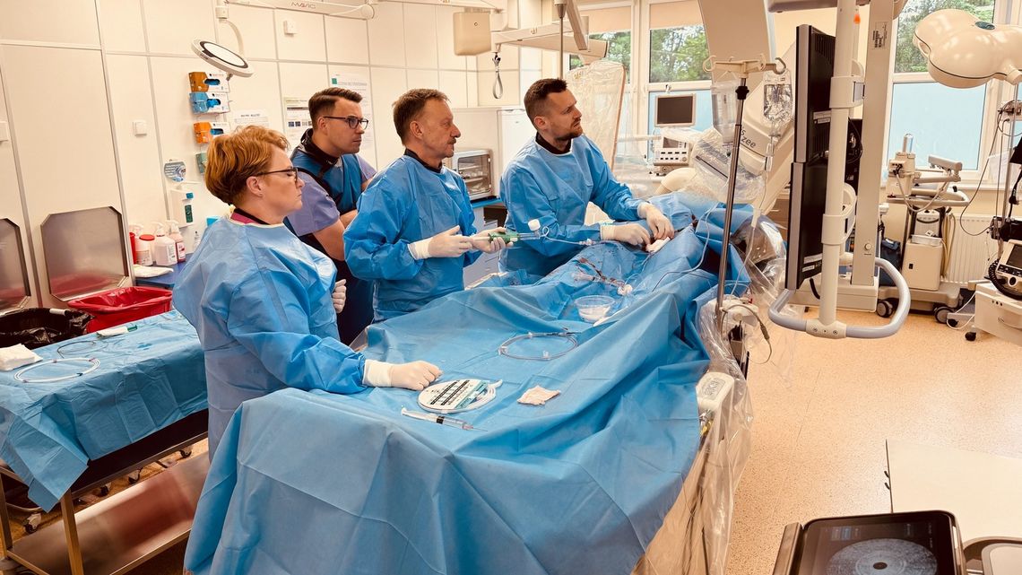 Nowoczesny zabieg IVL po raz pierwszy w szpitalu w Garwolinie