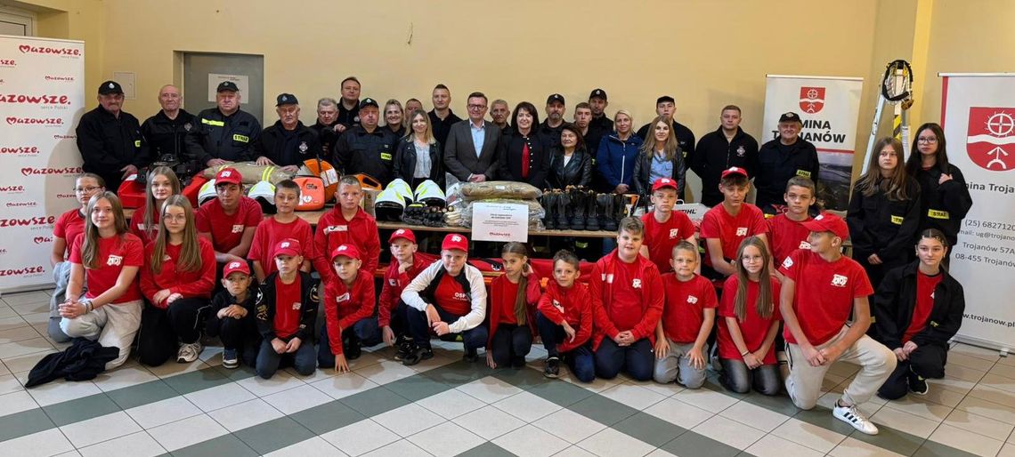 Nowy sprzęt dla strażaków z gminy Trojanów