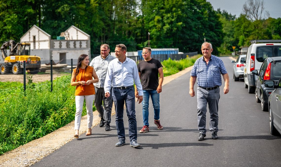 Odbiór nowych dróg w gminie Łaskarzew