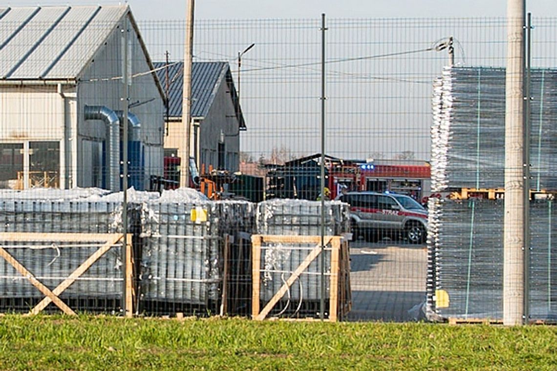 Oziemkówka: Pożar w lakierni