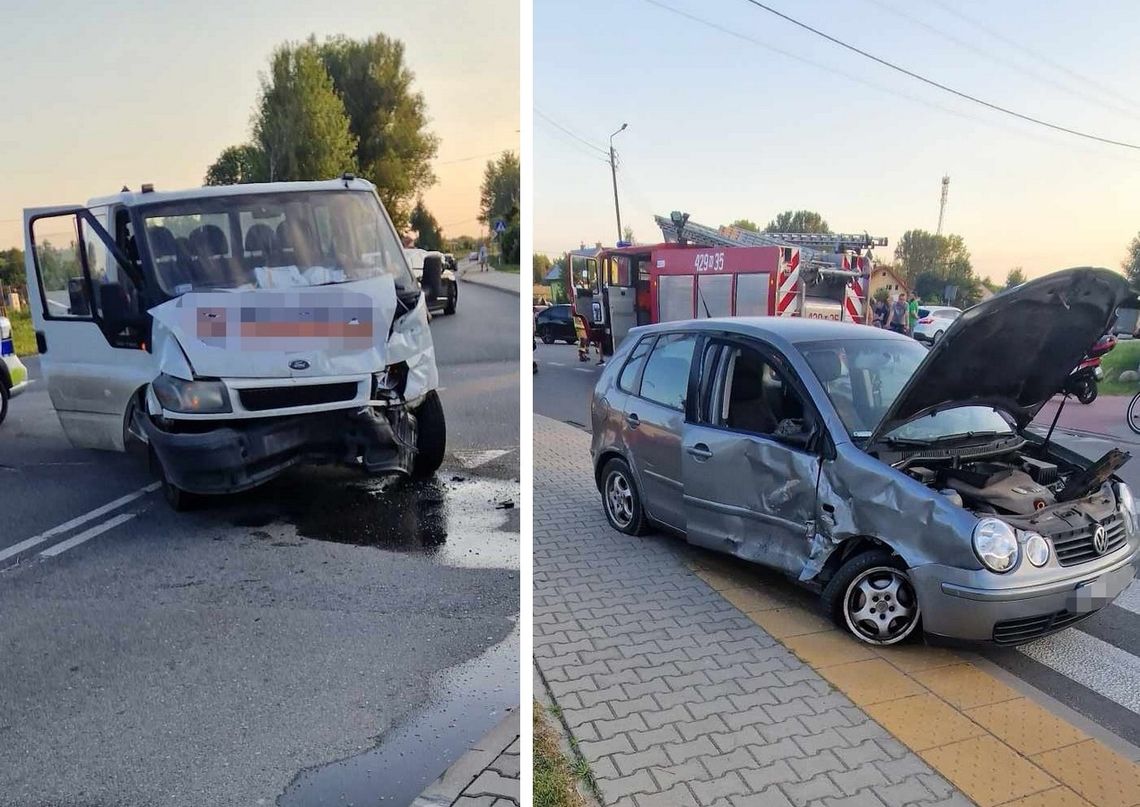 Parysów: Zderzenie na skrzyżowaniu