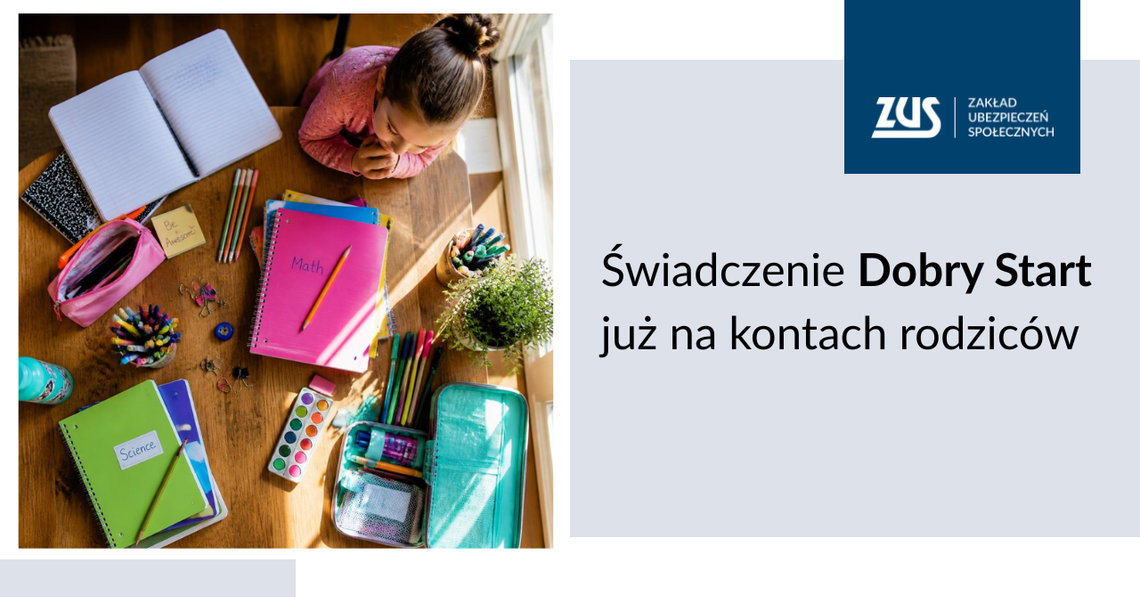 Pieniądze z programu Dobry Start już na kontach mieszkańców powiatu Pieniądze z programu Dobry Start już na kontach mieszkańców powiatu