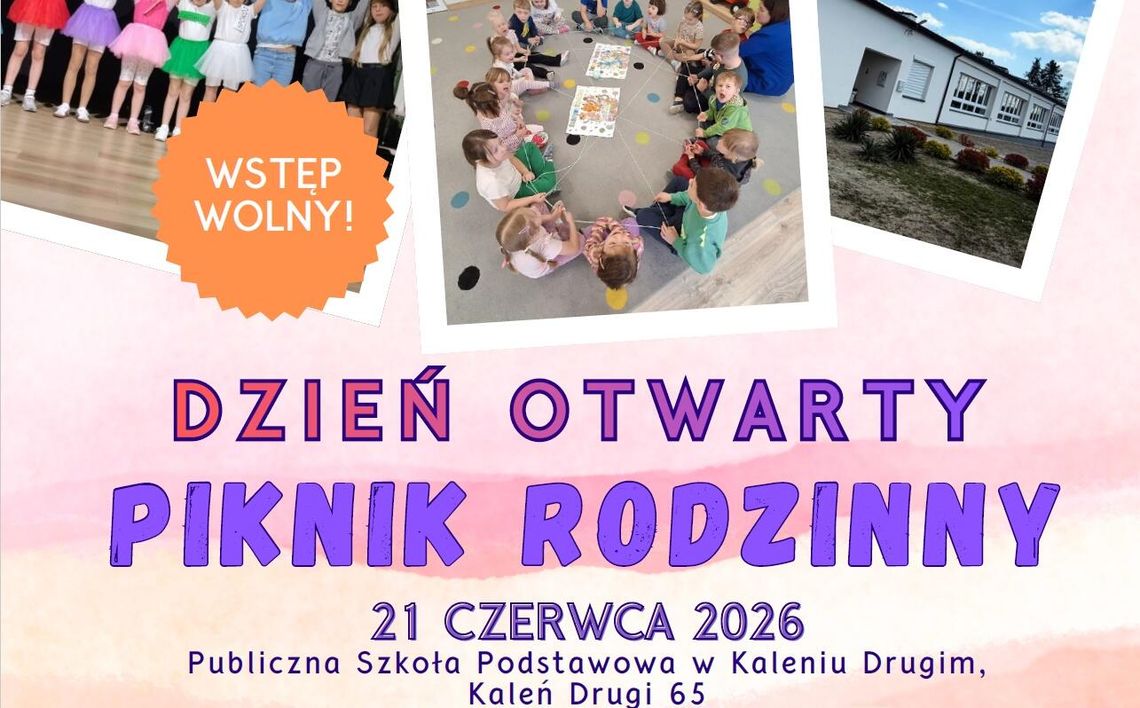 Piknik Rodzinny i Dzień Otwarty Szkoły – zapraszamy mieszkańców do wspólnego świętowania Piknik Rodzinny i Dzień Otwarty Szkoły – zapraszamy mieszkańców do wspólnego świętowania