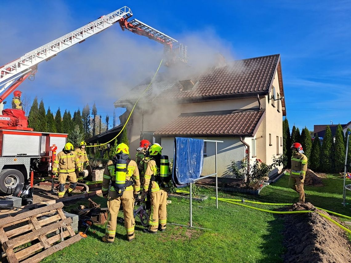 Pilawa: Groźny pożar domu