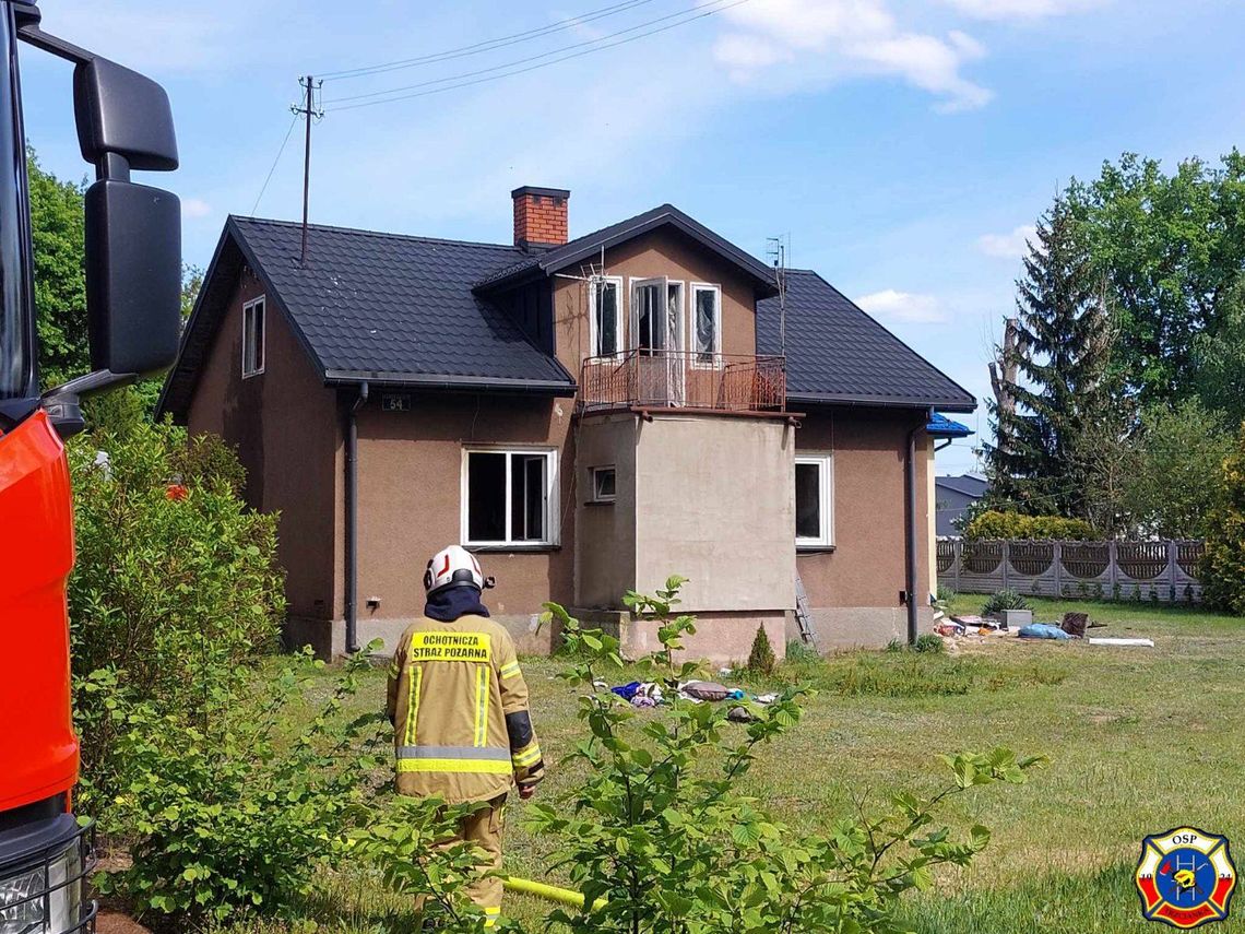 Płonęły dom i budynek gospodarczy