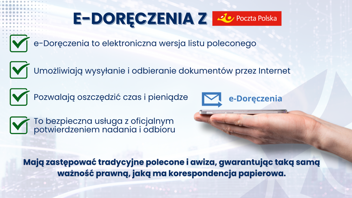 Początek końca papierowego awizo. Poczta Polska wdraża e-Doręczenia Początek końca papierowego awizo. Poczta Polska wdraża e-Doręczenia