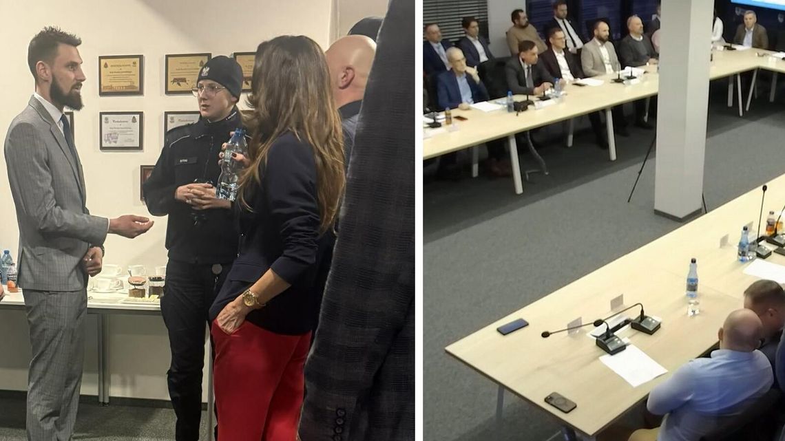 Policja na sesji rady powiatu Policja na sesji rady powiatu