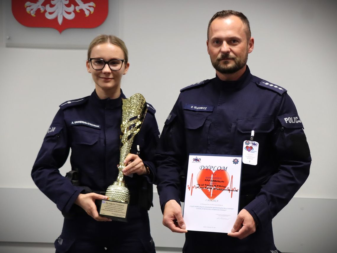 Policjanci z Garwolina najlepsi w udzielaniu pomocy