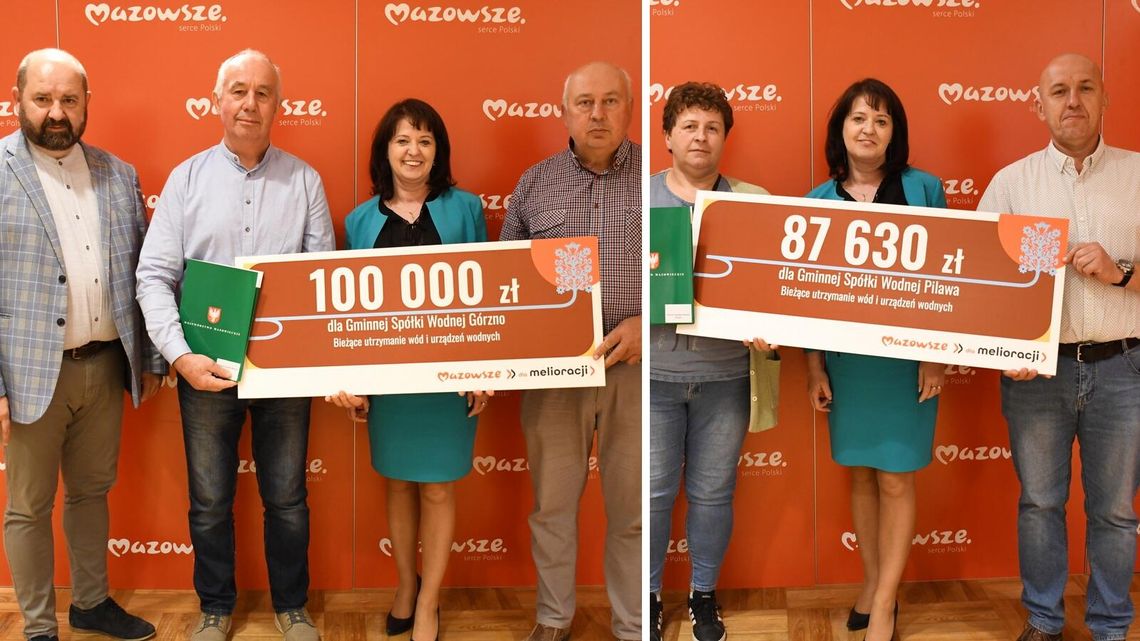 Ponad milion złotych na meliorację w powiecie garwolińskim. 13 spółek wodnych z dofinansowaniem