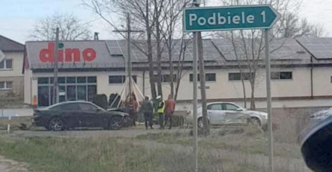 Poranna kolizja w Rębkowie