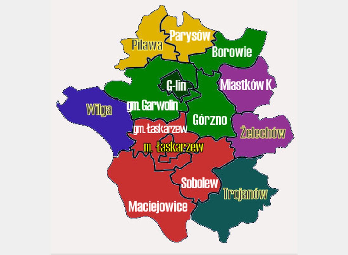 Posterunki po nowemu. Zobacz mapę