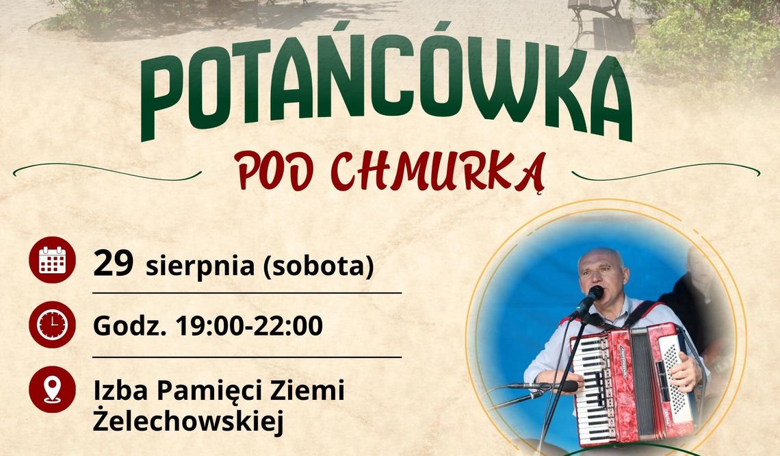 Potańcówka pod chmurką przy Izbie Pamięci. Będzie muzyka, taniec i poczęstunek