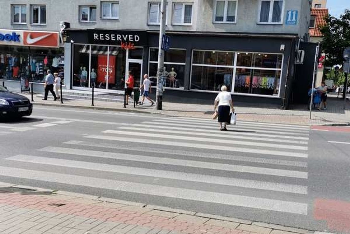 Potrącenie na przejściu dla pieszych