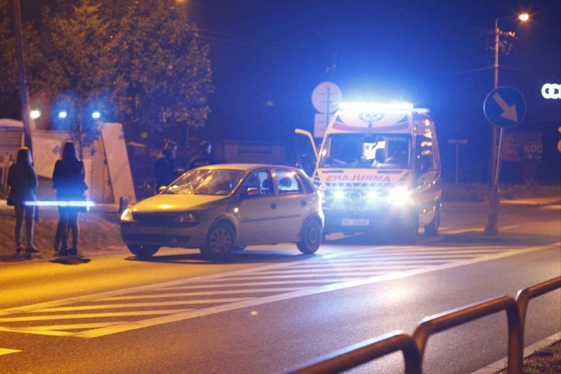 Potrącenie pieszego w Garwolinie 