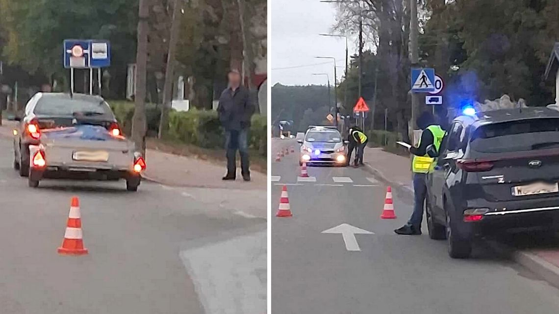 Potrącenie 79-latki w Trąbkach