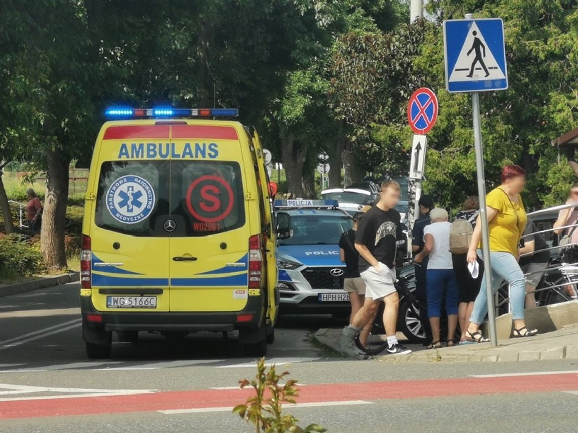 Potrącenie rowerzystki w Garwolinie