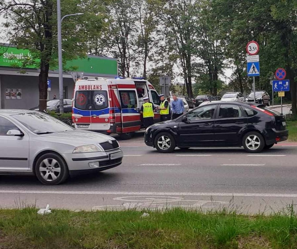 Potrącenie rowerzystki w Garwolinie