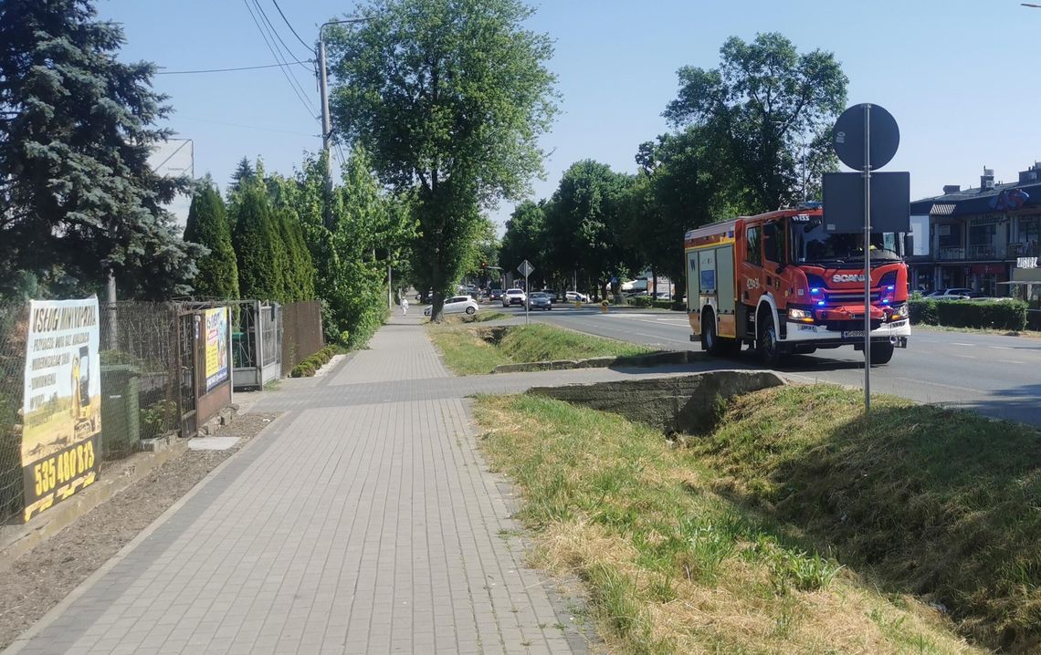 Pożar hulajnogi elektrycznej. Na miejscu dwa zastępy