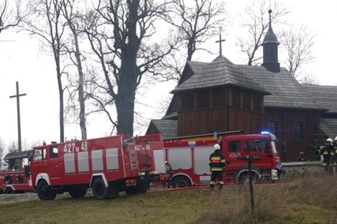 Pożar kościoła w Zwoli Poduchownej