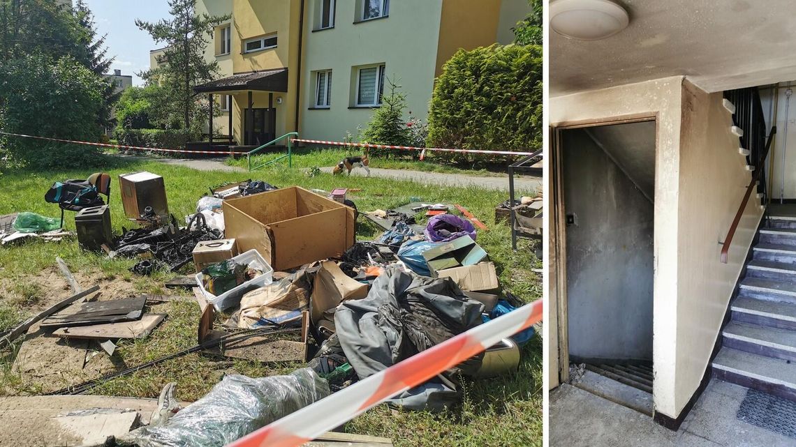 Pożar na Romanówce: Mieszkańcy wciąż bez prądu i gazu. Trwa ocena strat