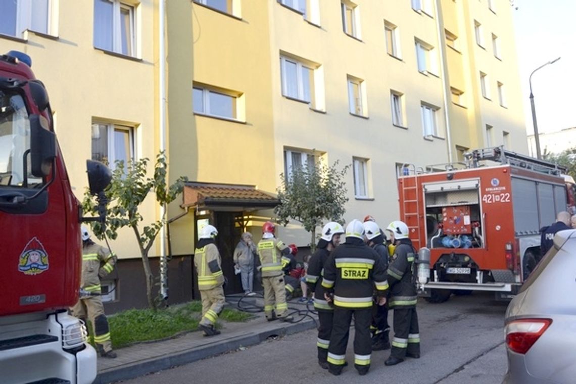 Pożar na Stacyjnej wywołany przez garnek na gazie