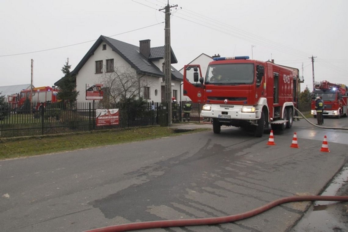 Pożar w Goździku