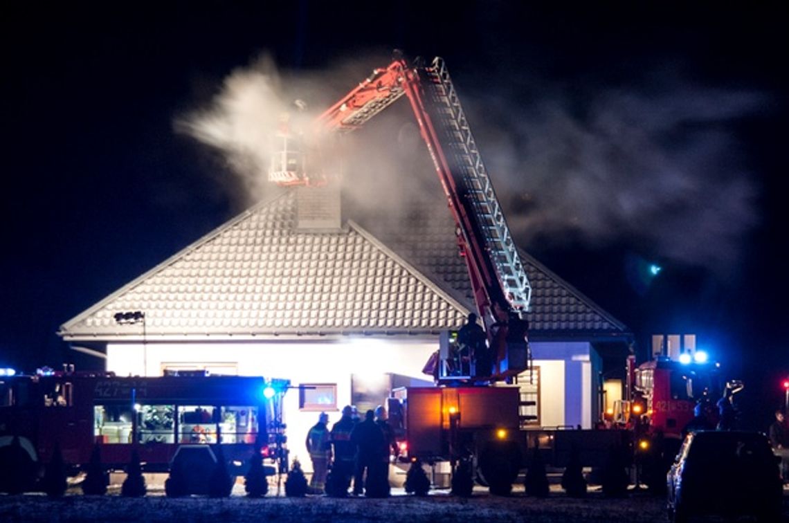 Pożar w Melanowie. W akcji siedem zastępów strażackich