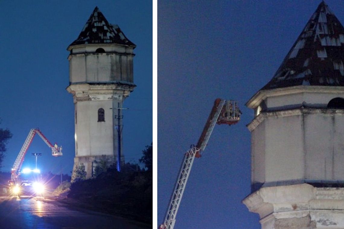 Pożar w wieży ciśnień